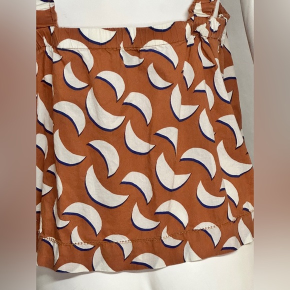 Lilla P Small Brown and White Patterned Women's Tank Top - Picture 7 of 9